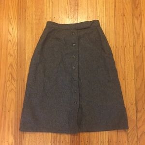 Vintage Wool Skirt Size 25/26